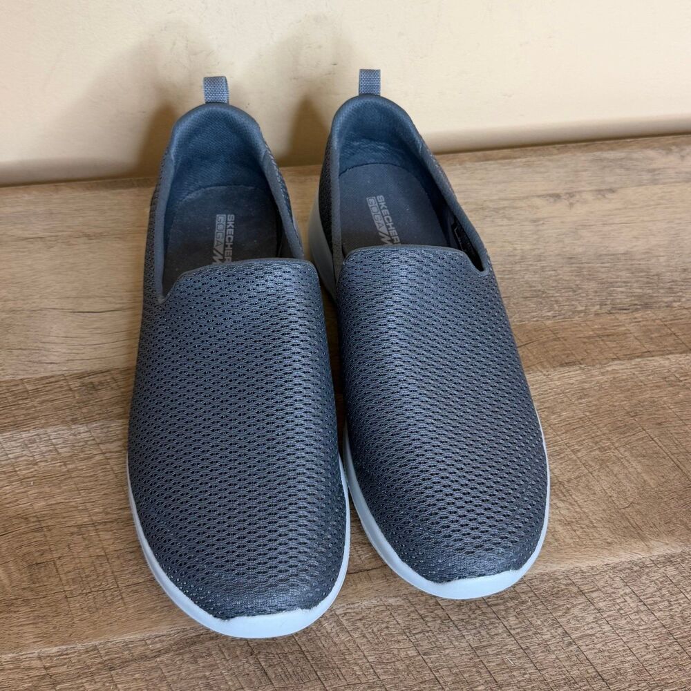 Skechers Go Walk Joy Casual Shoes Women's Comfort Sneakers Size 10 wide Charcoal - Picture 5 of 8